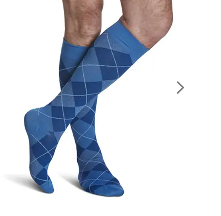Royal Blue Argyle — Length B
